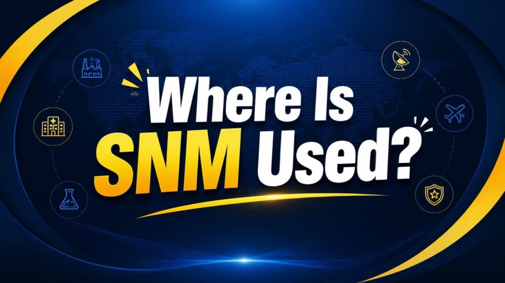 Where Is SNM Used