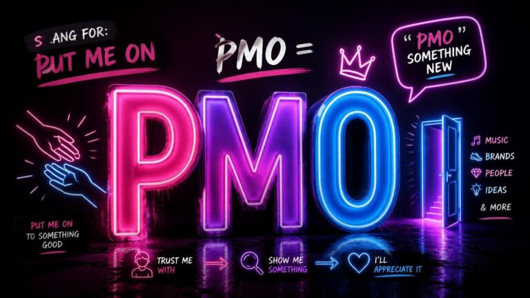 pmo meaning slang