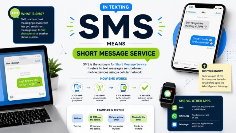 what does sms mean in texting