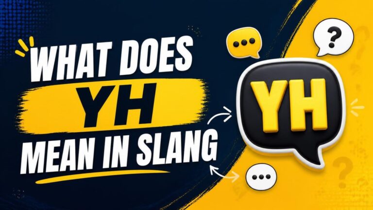 what does yh mean in slang